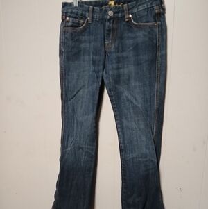 7 for all mankind ladies jeans. Vintage. A pocket boot cut. Size 29 waist
